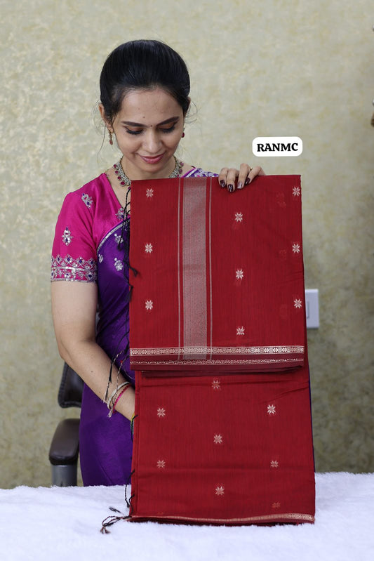 Maheshwari silk cotton saree 😍🥳✅