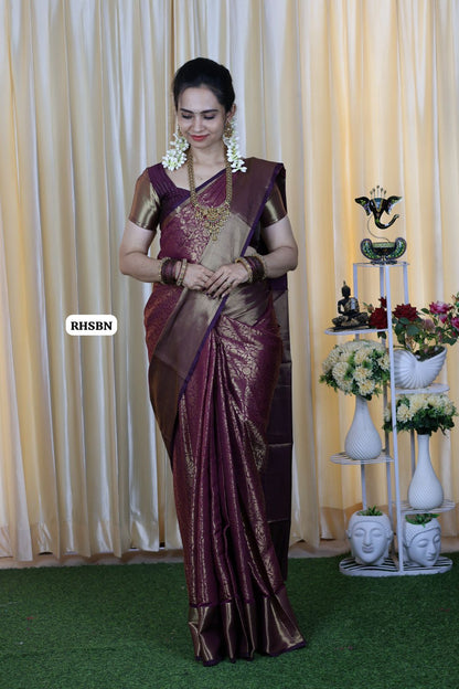 Soft Katan silk saree 🥳