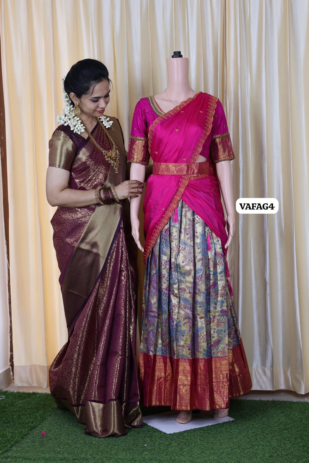 Kanchi semi silk Lehanga 😍🥳