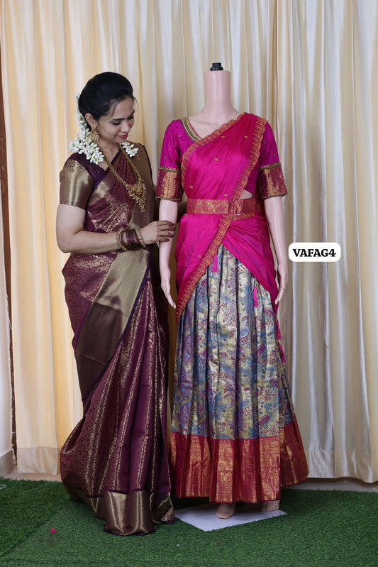 Kanchi semi silk Lehanga 😍🥳
