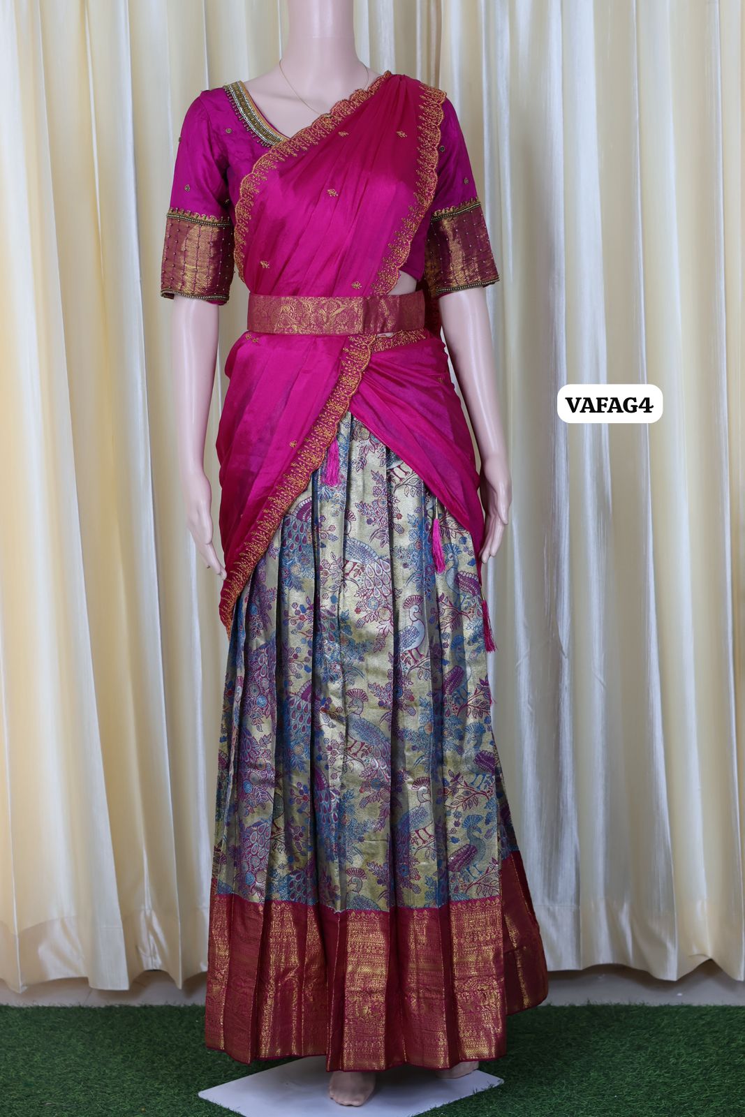 Kanchi semi silk Lehanga 😍🥳