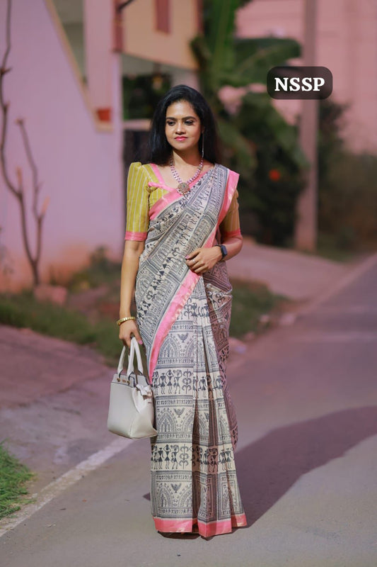 Ghicha sarees with digital prints🥳✅