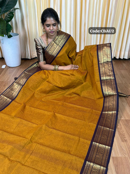 Premium Kanchi cotton saree-😍😎📚