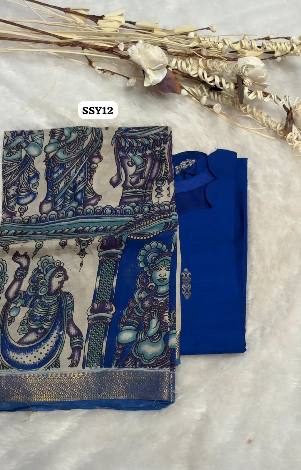 Prebook  Raw silk salwar with Kalamkari chinnuri dupatta unstitched 🥰😎📚⏰