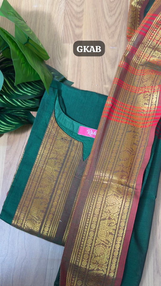 Premium Kanchi cotton salwar🥰Stitched