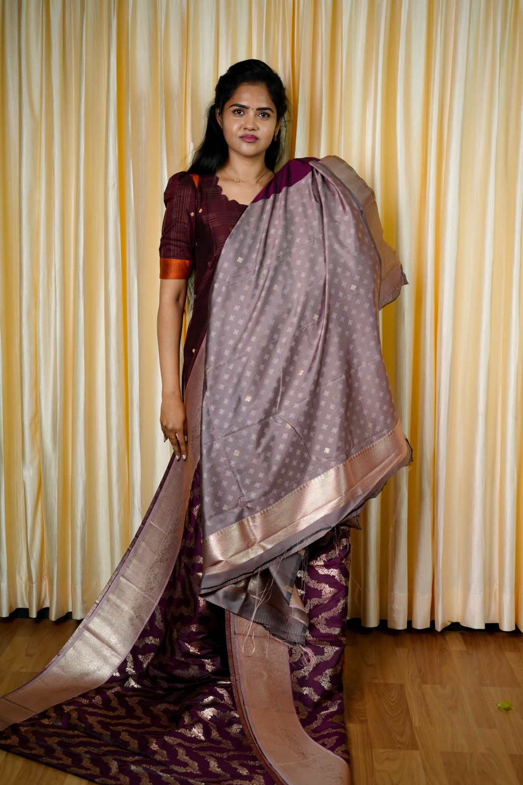 Soft silk saree🥰😎📚