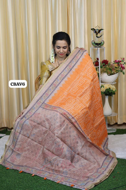 Linen cotton saree 😍😎📚