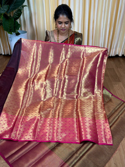 Katan semi silk sarees🥰😎
