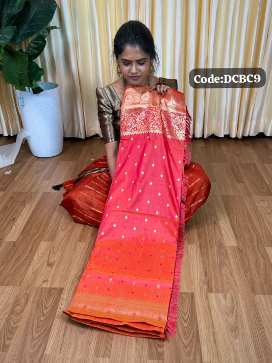 Kanchi semi silk sarees🥰😎📚🌈