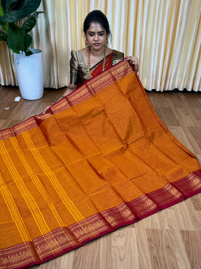 Premium Kanchi cotton sarees🥰😎📚