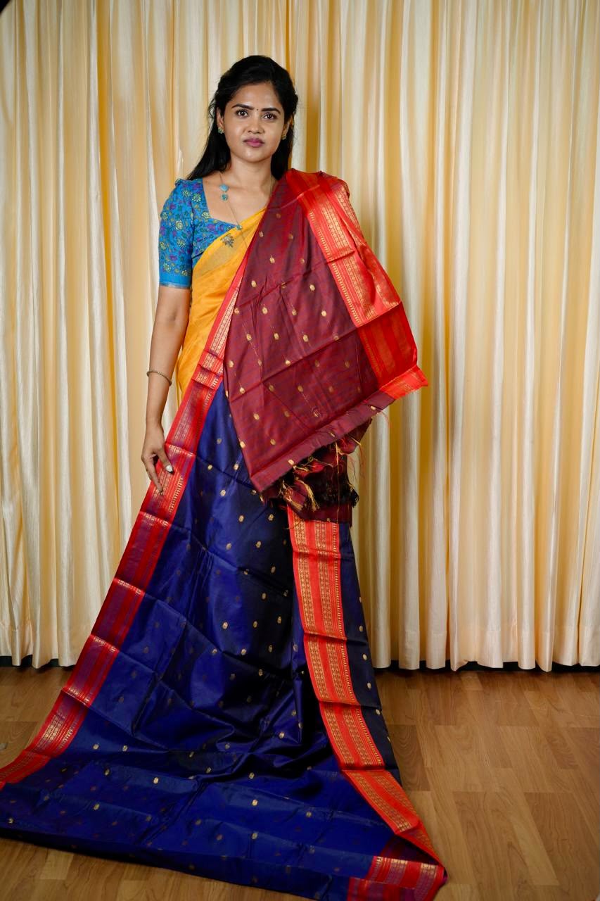 Kanchi Soft silk sarees-🥰😎📚