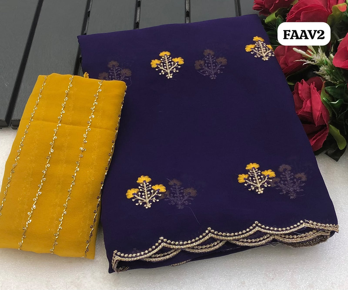 Premium Soft Georgette Saree🥳