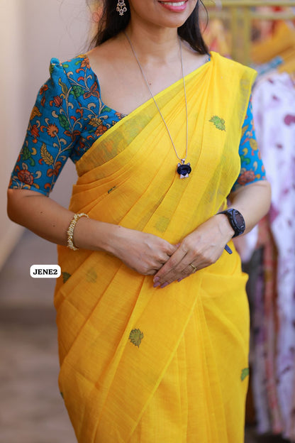 Linen cotton saree🥳