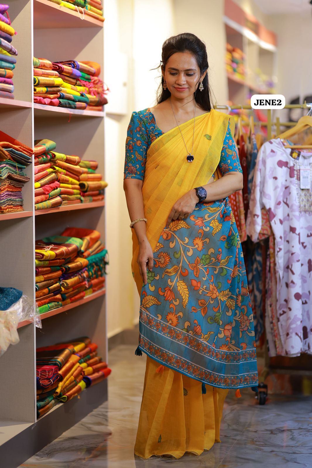 Linen cotton saree🥳