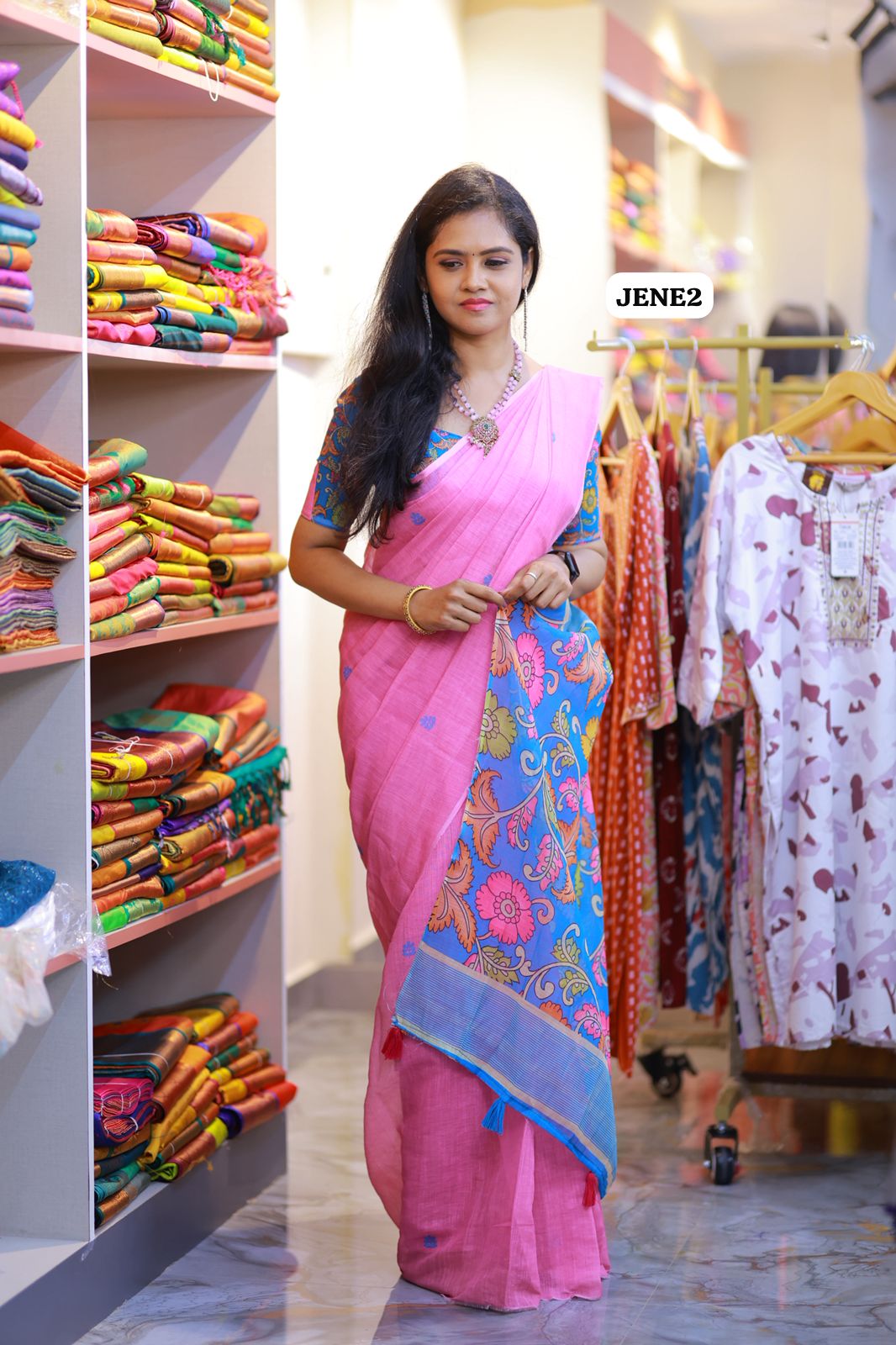 Linen cotton saree 🎁