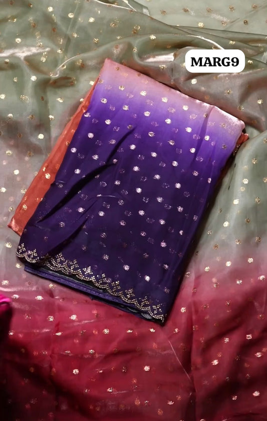 Chimmer Chiffon Saree🥳