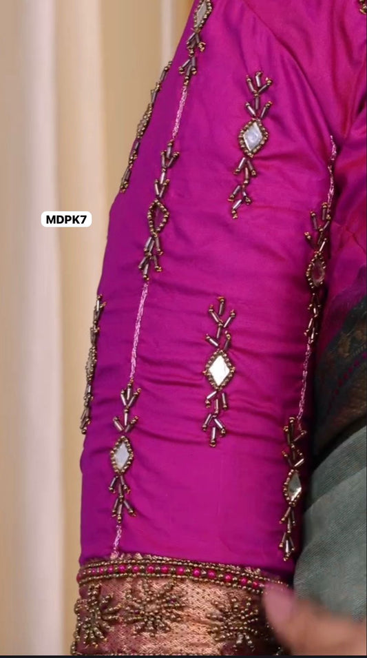 Aari blouse unstitched 😍⏰