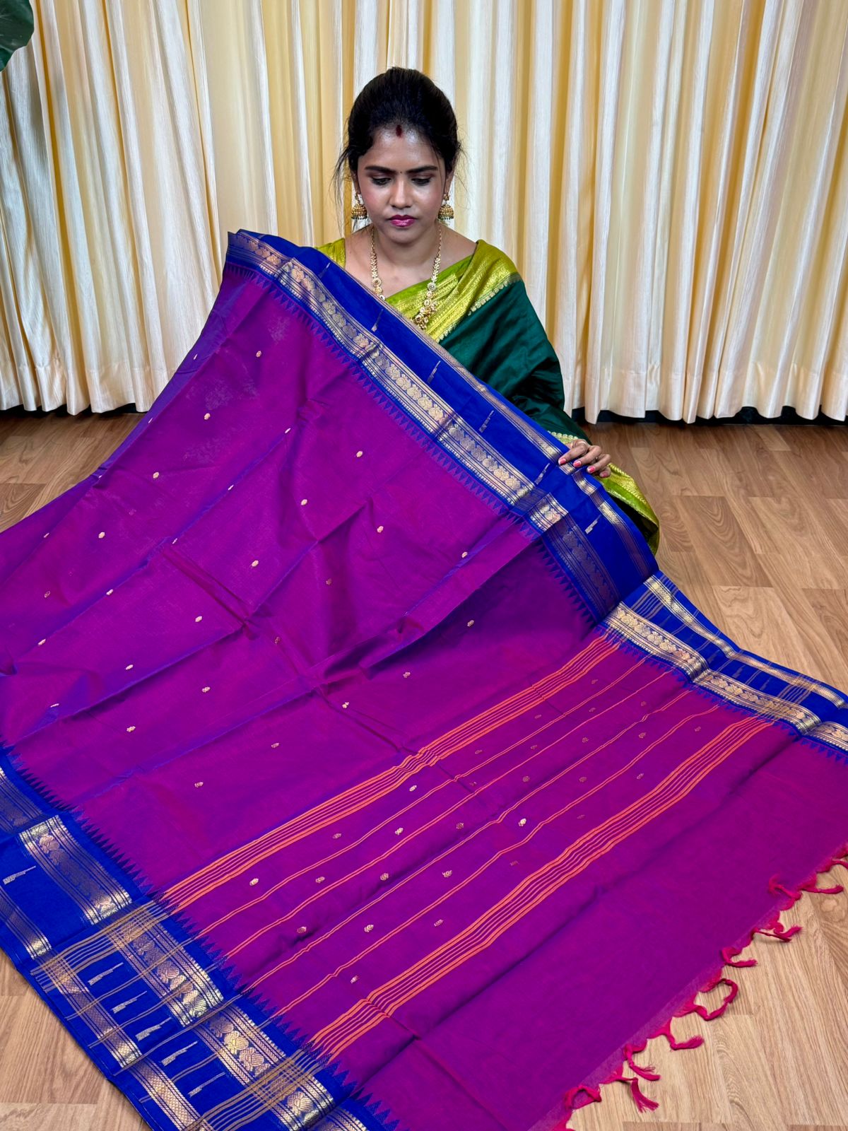 Premium Kanchi cotton sarees🥰😎📚