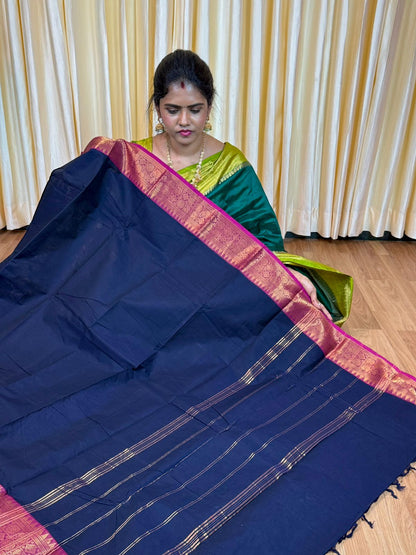 Premium Kanchi cotton sarees 🥰😎📚