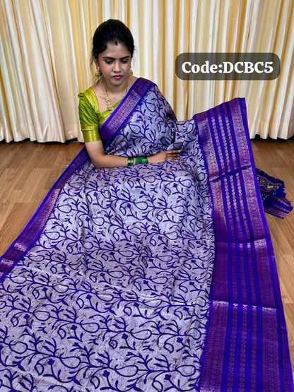 Silk mixed cotton saree🥰😎📚