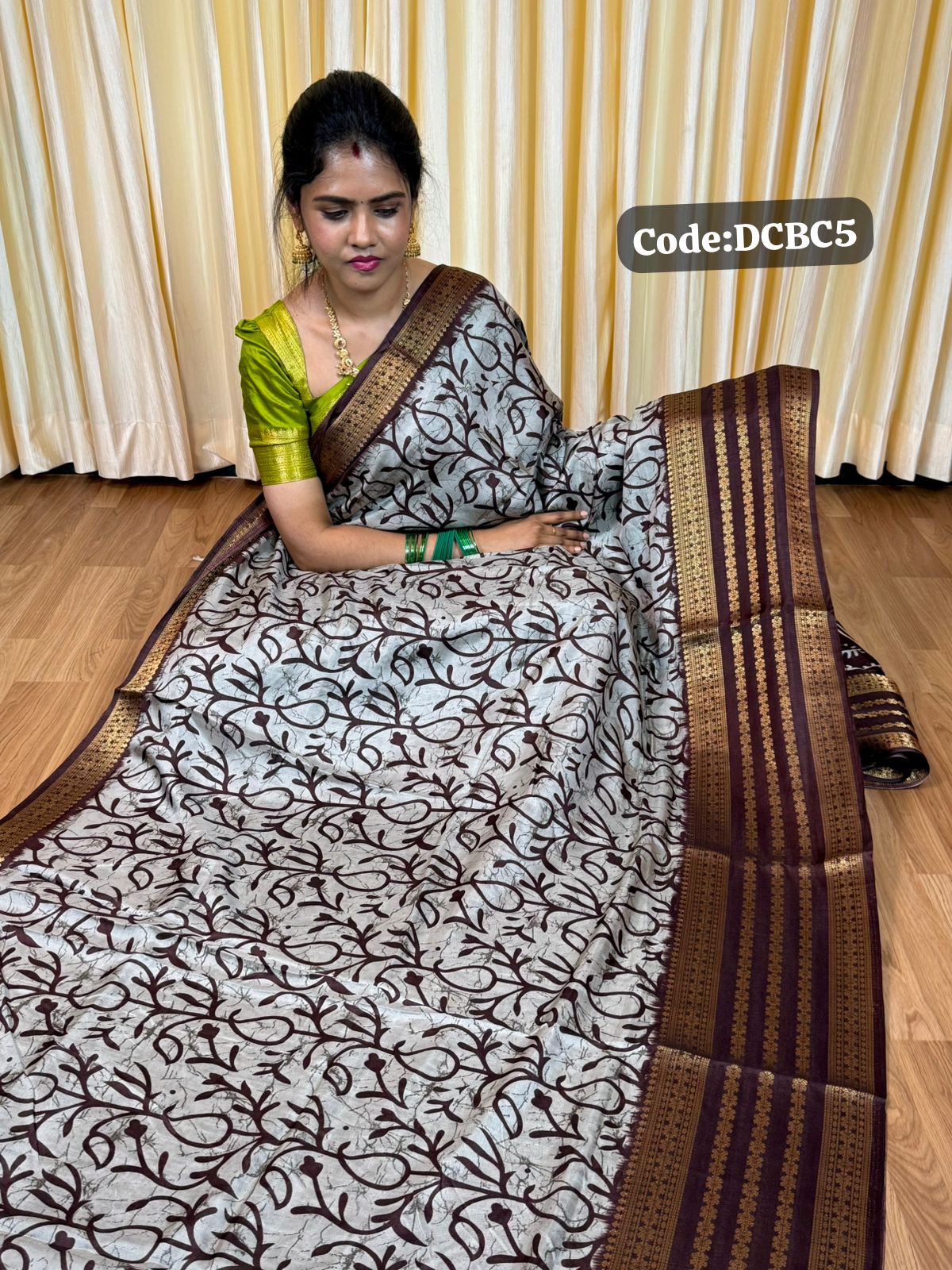 Silk mixed cotton saree🥰😎📚