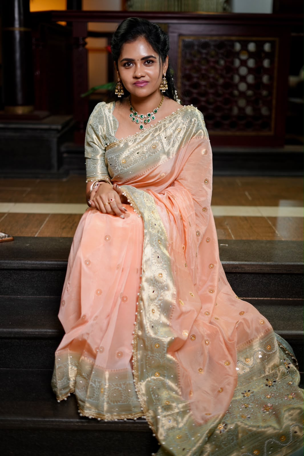 Banarasi viscose silk saree🥳