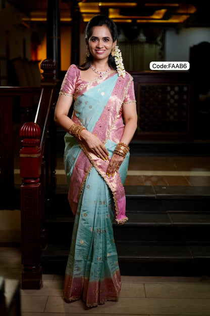 Banarasi viscose silk saree🥳