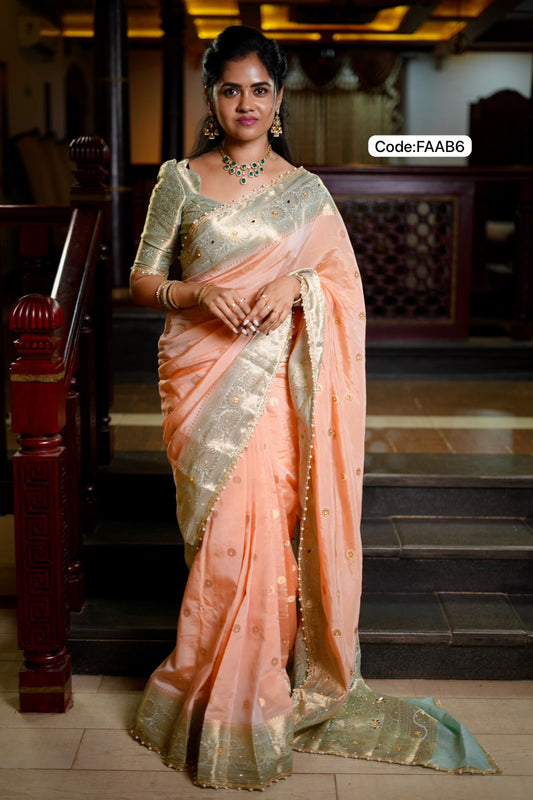 Banarasi viscose silk saree🥳