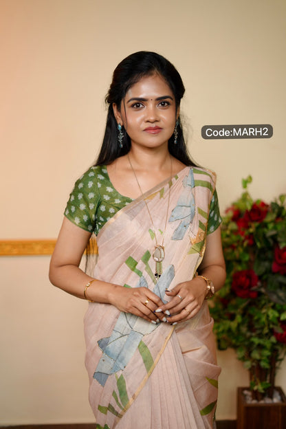 Linen Cotton sarees🥳