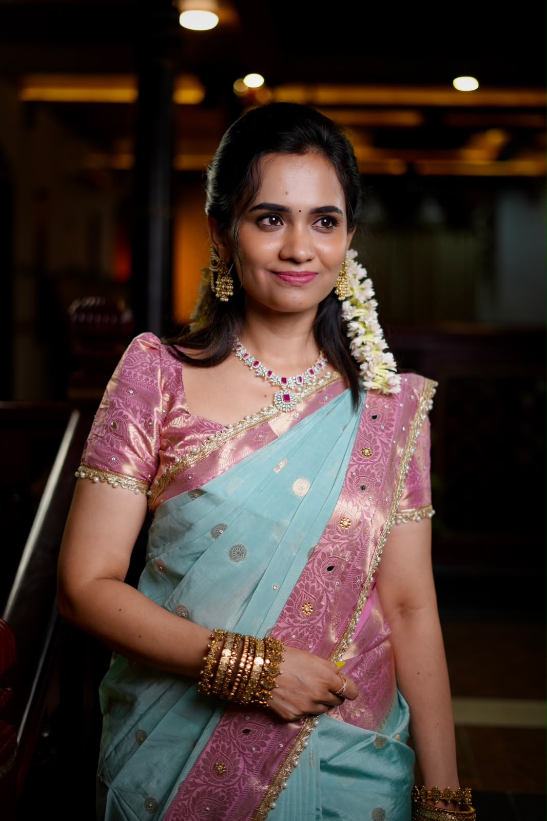 Banarasi viscose silk saree🥳