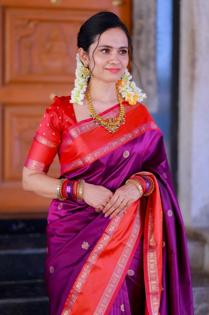 Kanchi soft silk saree🌈🥳