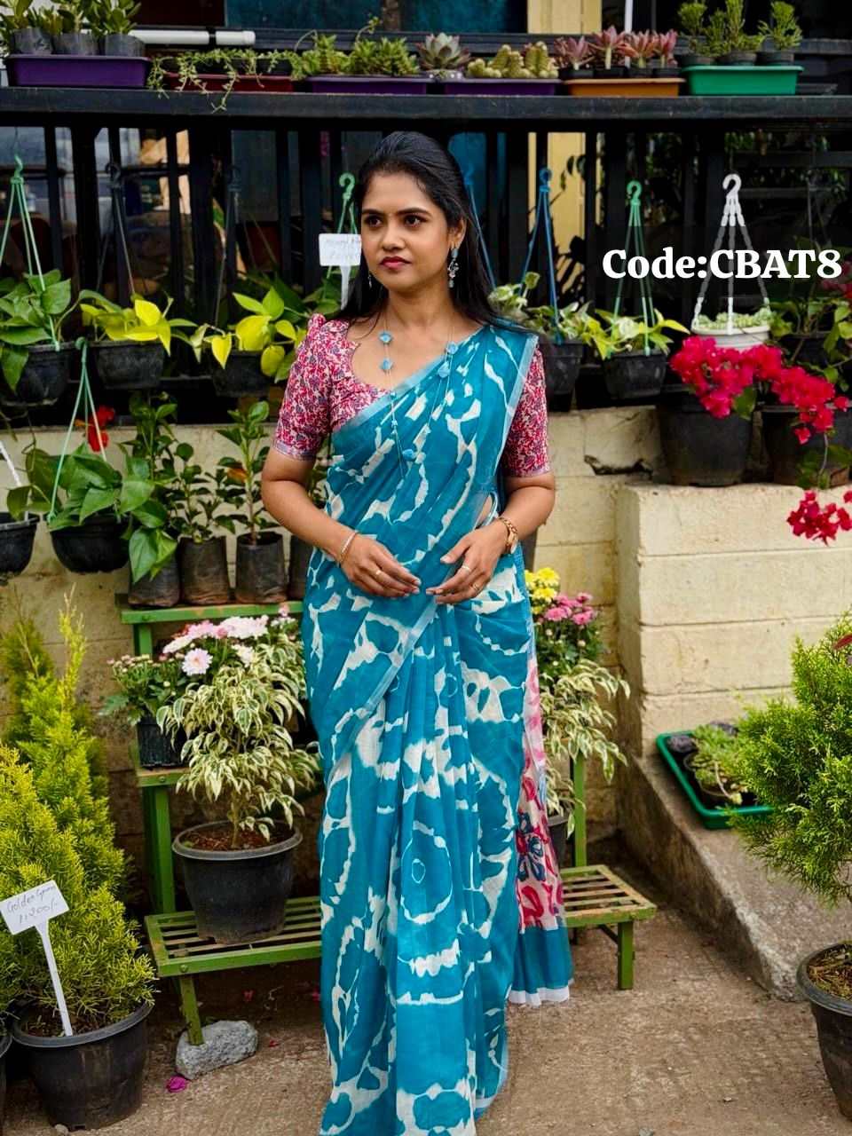 Linen cotton saree🥰😎📚