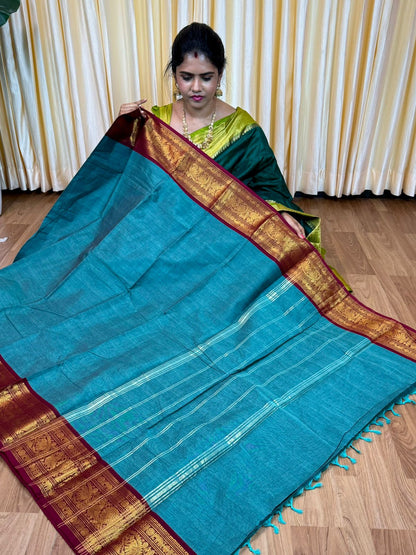Premium Kanchi cotton sarees🥰😎📚