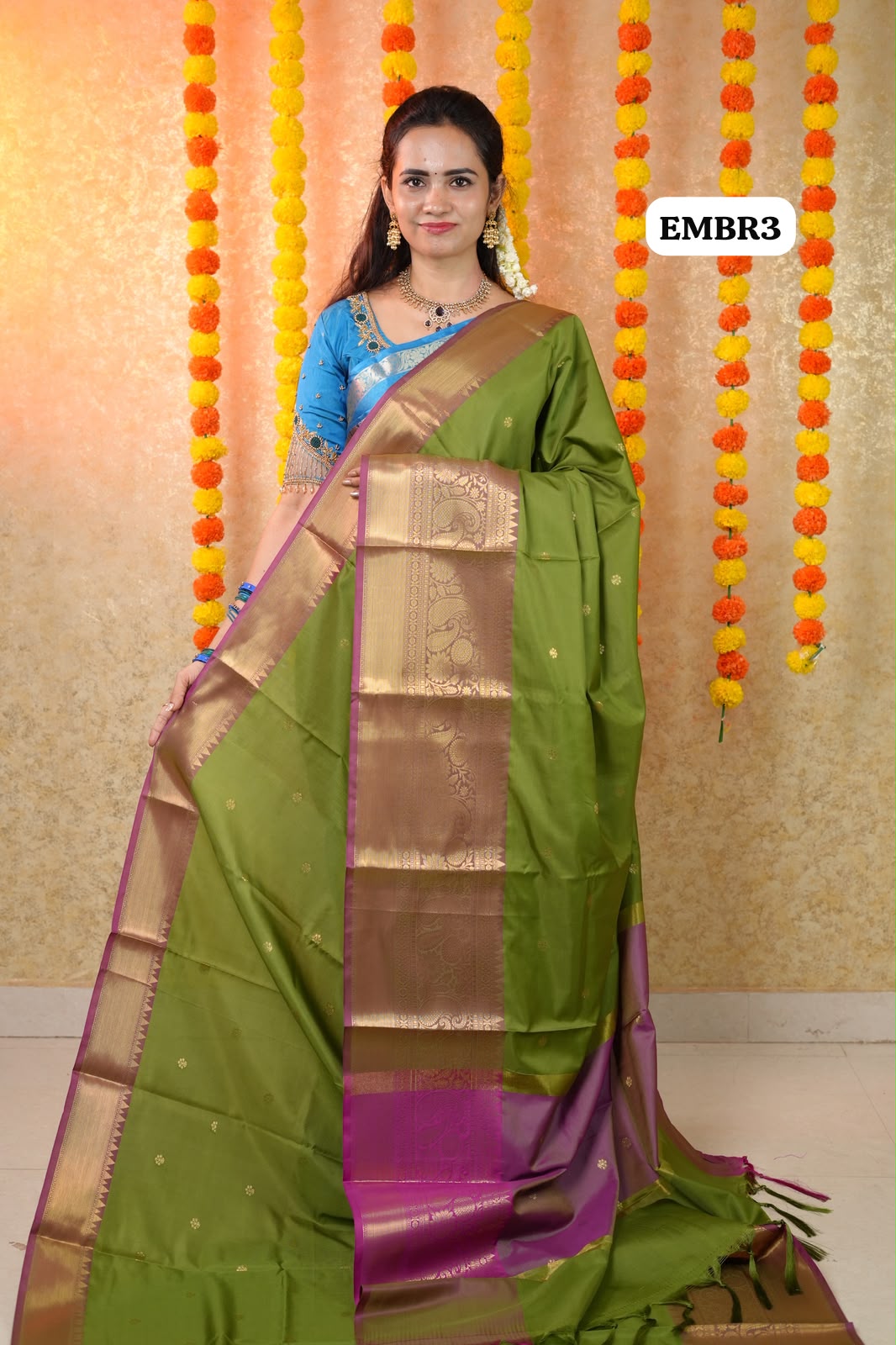 Kanchi semi Silk saree😍🥳