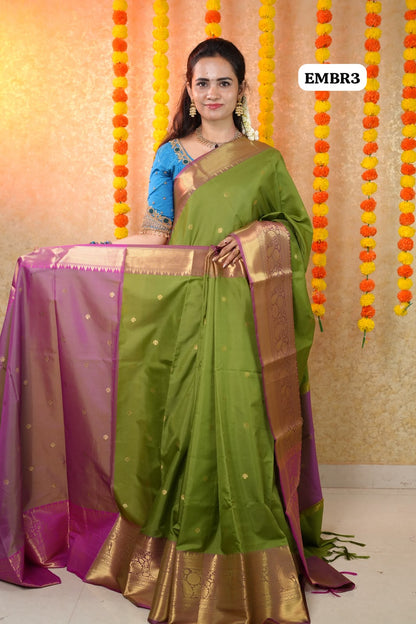 Kanchi semi Silk saree😍🥳