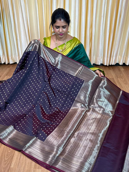 semi silk sarees 🥳🌈