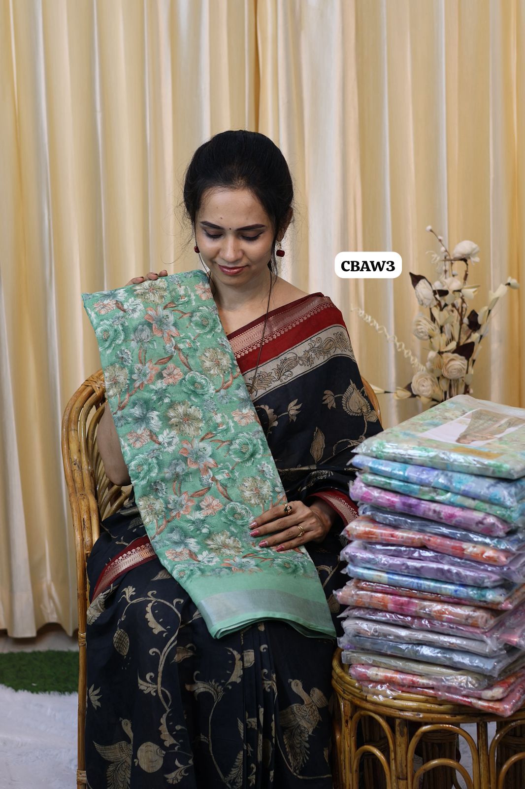 Linen cotton saree 😍Ⓜ️