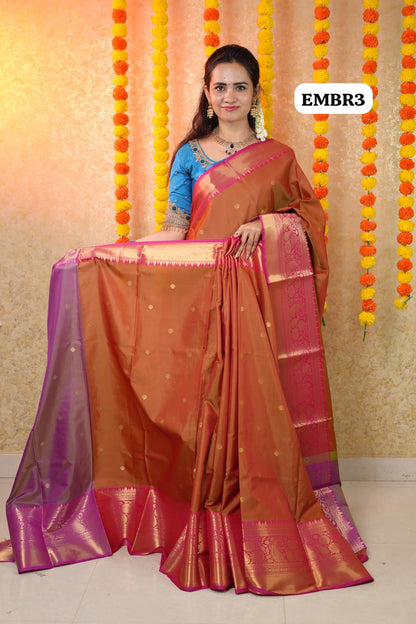 Kanchi semi Silk saree😍🥳