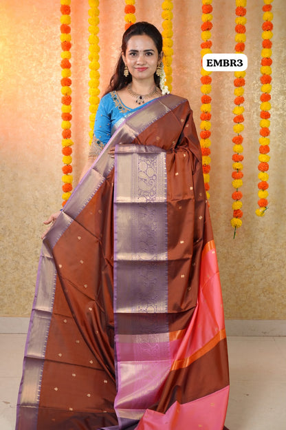 Kanchi semi Silk saree😍🥳