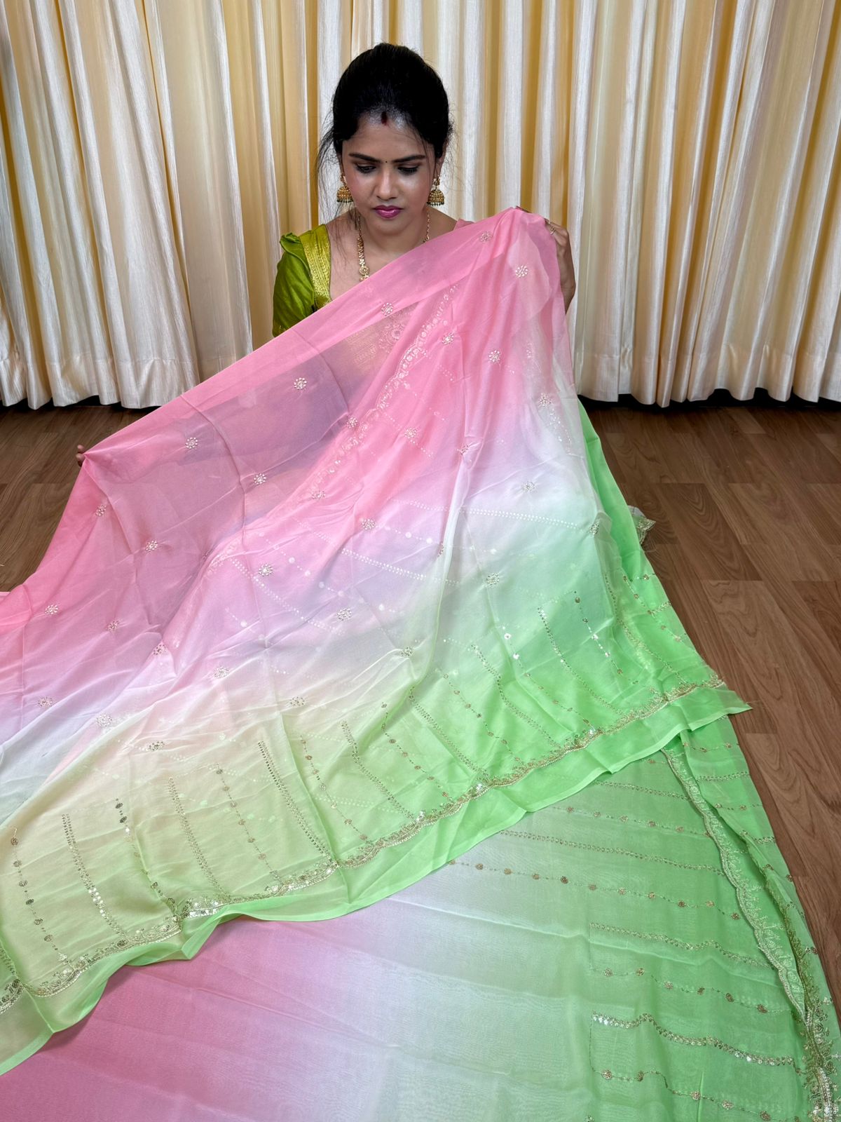Georgette Saree🥳