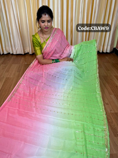 Georgette Saree🥳