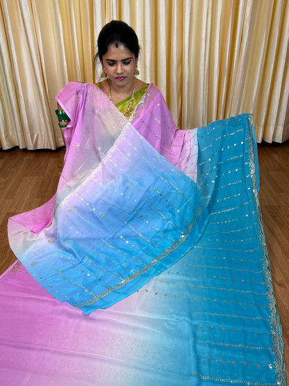 Georgette Saree🥳