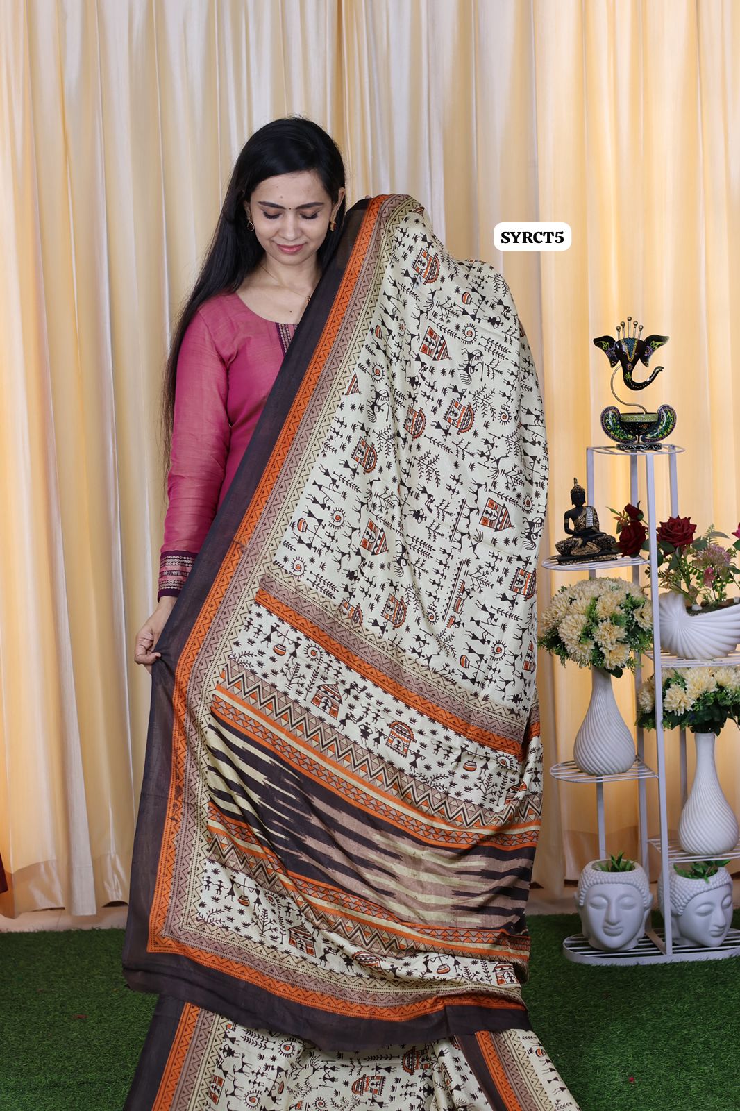 Kashmiri crepe saree 🏃‍♀️