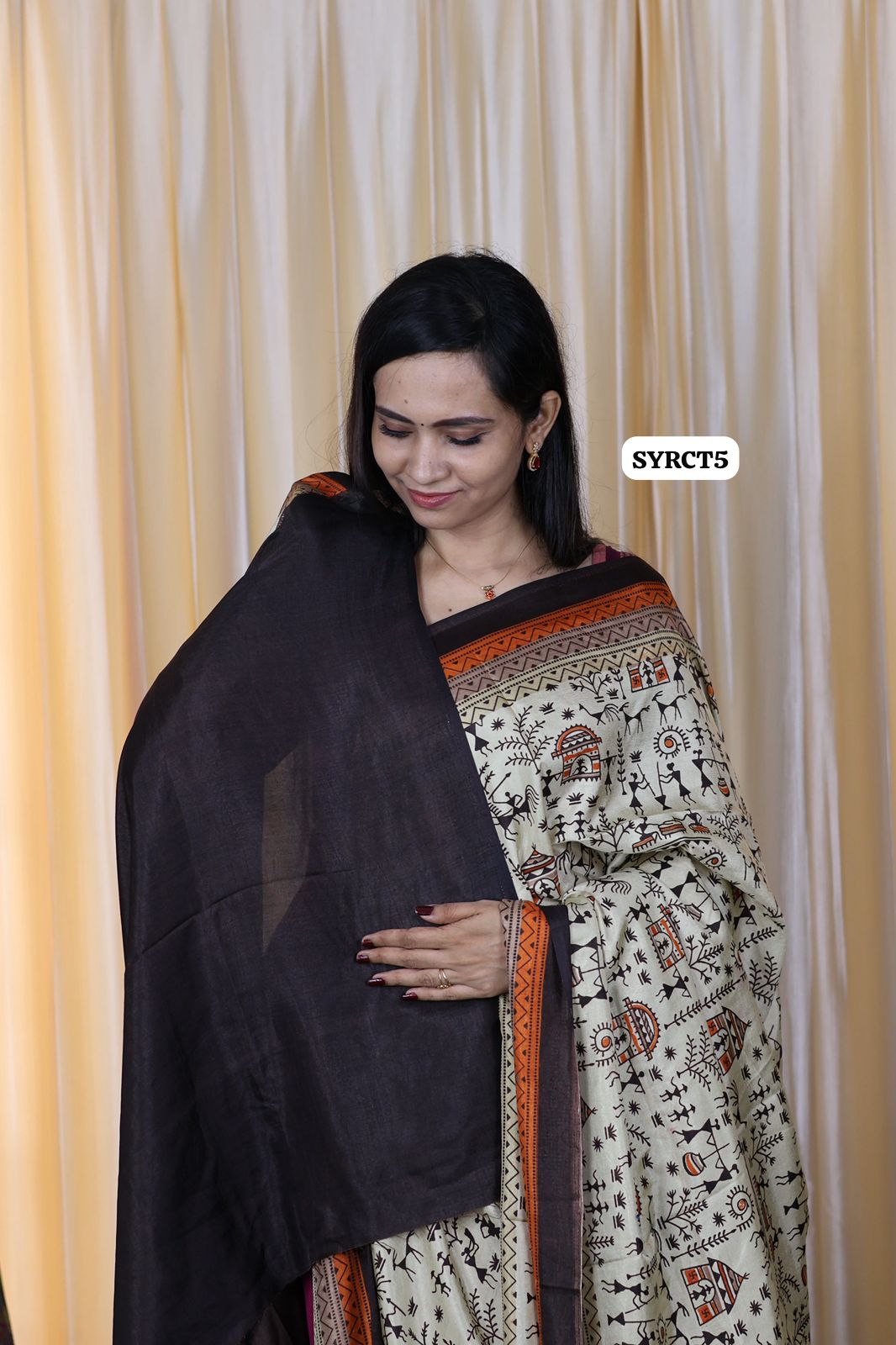 Kashmiri crepe saree 🏃‍♀️