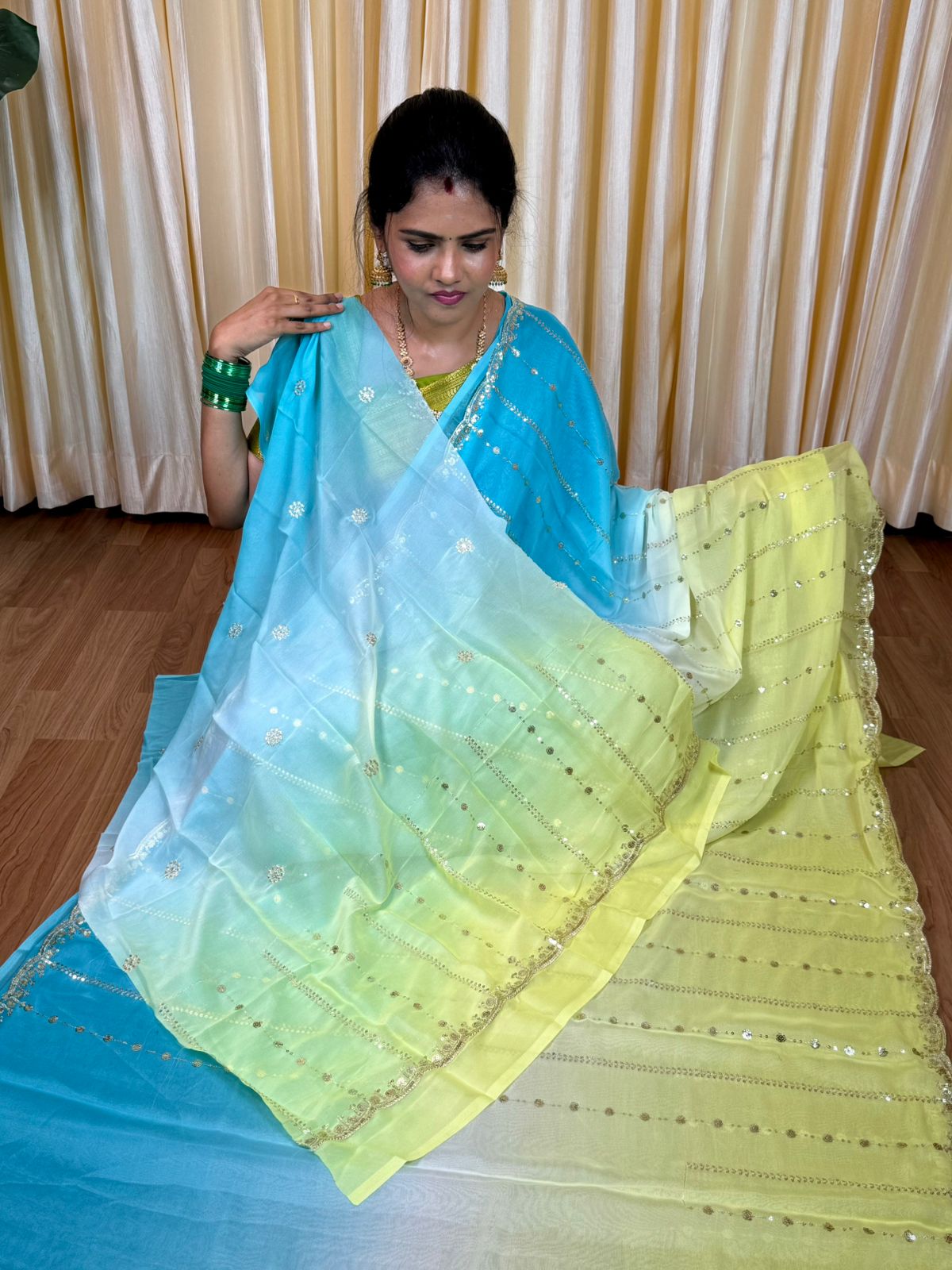 Georgette Saree🥳✅