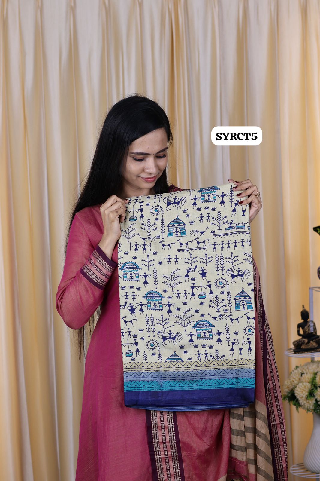 Kashmiri crepe saree 🏃‍♀️.