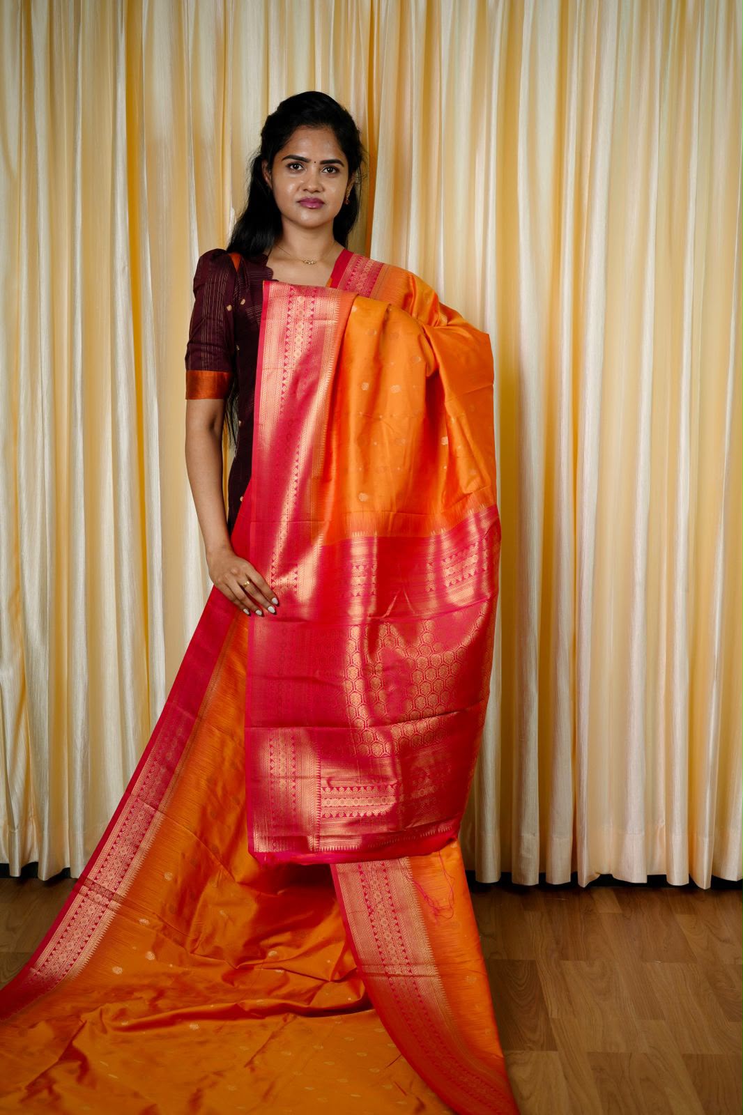 Kanchi semi silk sarees🥰😎📚
