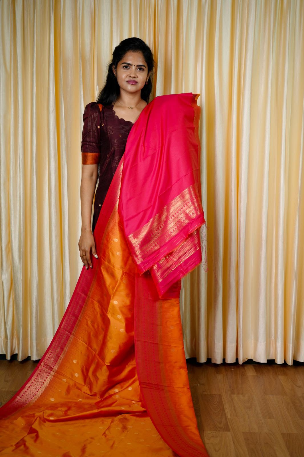 Kanchi semi silk sarees🥰😎📚
