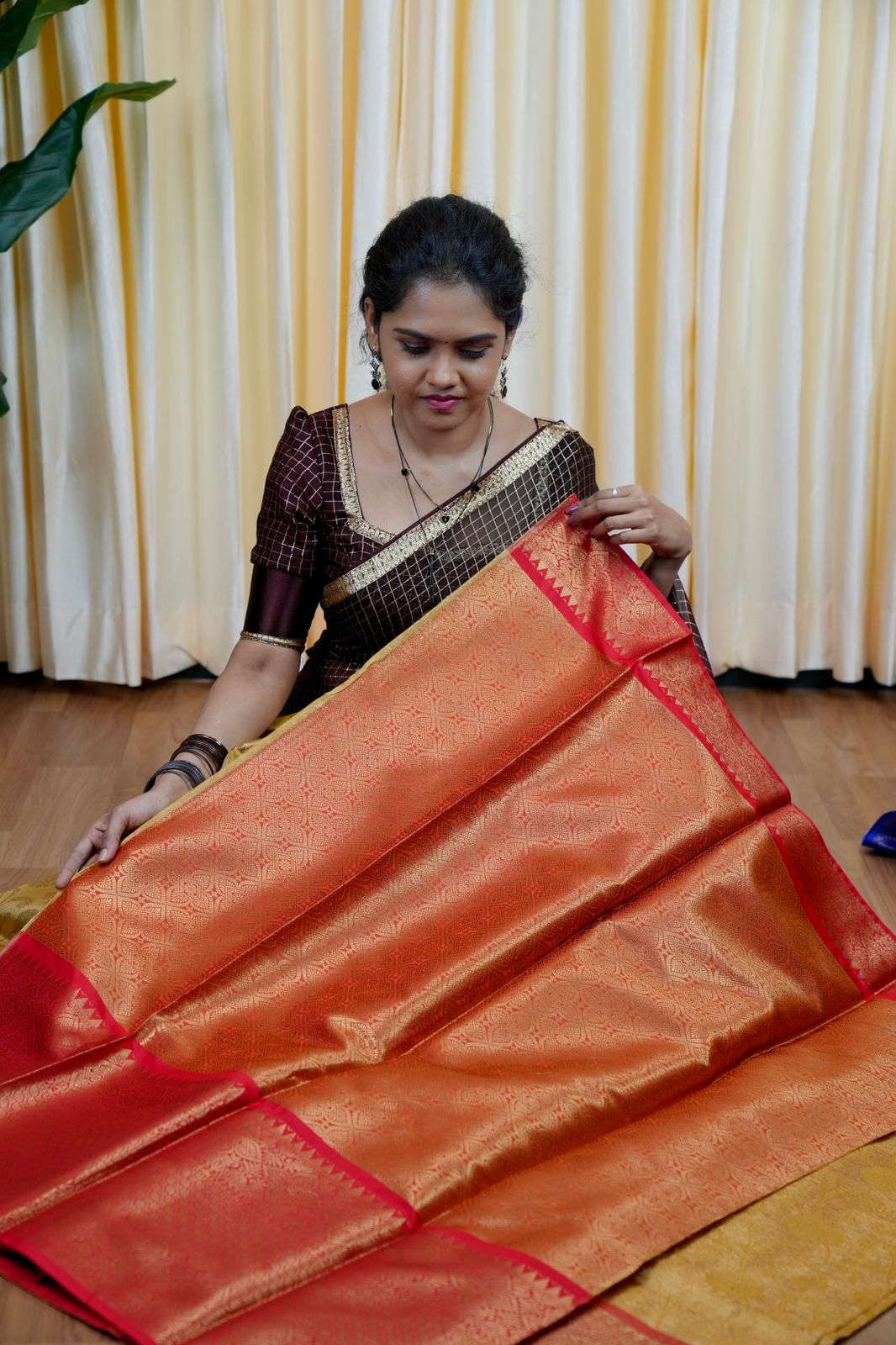 Katan silk sarees 🎁