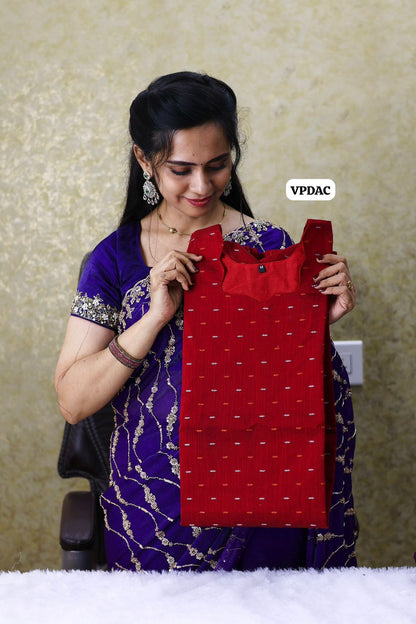 Raw silk top stitched 🎁